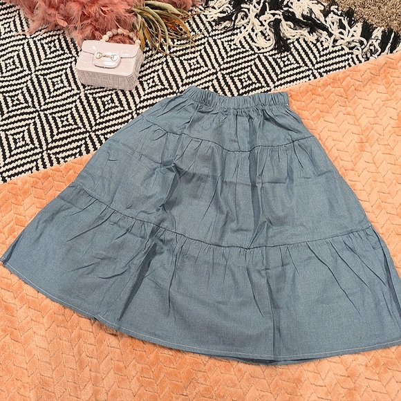 Other - Kids Light Blue Jean Skirt